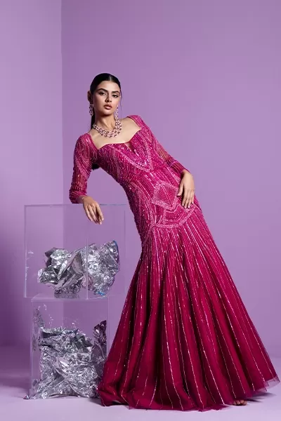 Prism pink gown 